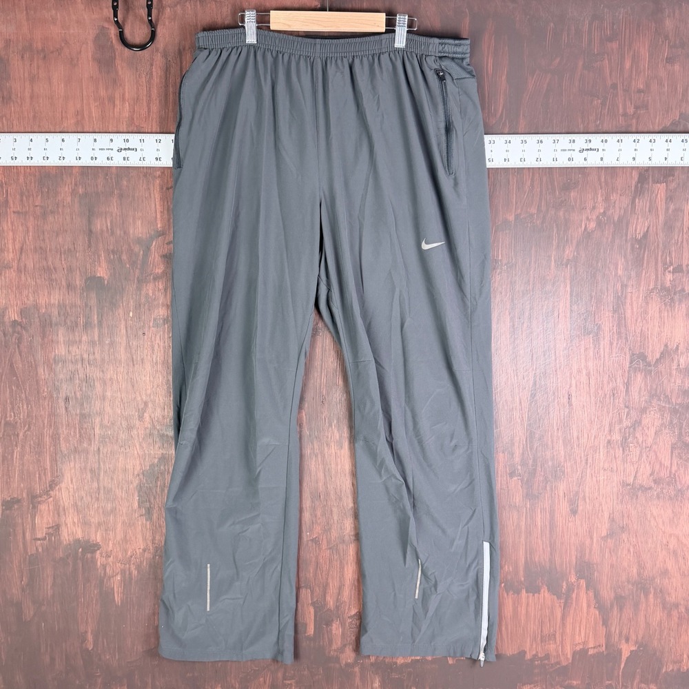 Nike Flex Woven Dri-FIT Gray Athletic Track Pants Men's XXL 683885-060 Running
